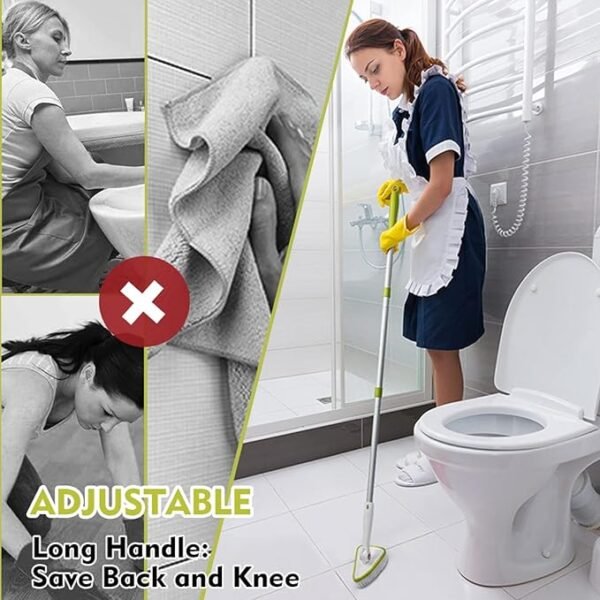 2 in 1 Cleaning Brush Tub and Tile Scrubber - Image 2